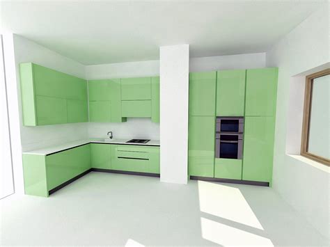 kitcheninterior 3D model modern kitchen interior | CGTrader