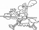 Disegno Di Cavaliere A Cavallo Da colorare  Disegni E sketch template