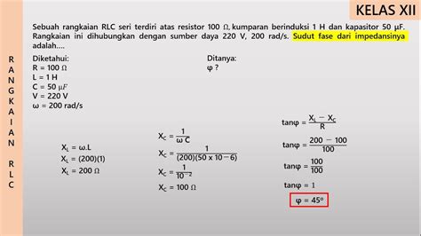 Rumus Beda Sudut Fase Antara Arus Dan Tegangan - Riset