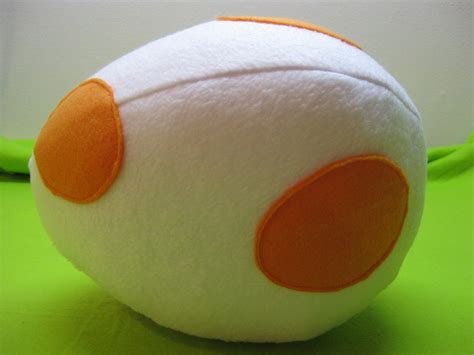 Items similar to Yoshi Egg Plush - Orange on Etsy