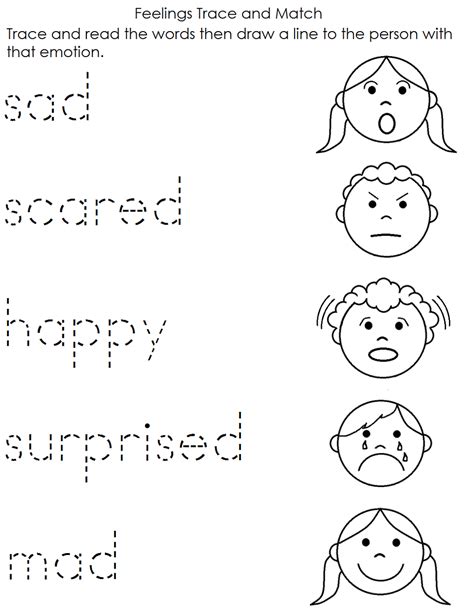 Emotions And Feelings Worksheets For Kids - Worksheet Now