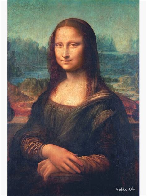"Leonardo Da Vinci Mona Lisa del Giocondo" Sticker by Veljko-04 | Redbubble