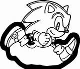 Classic Sonic Coloring Pages sketch template