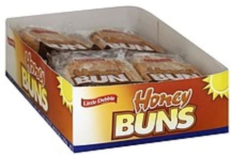 Little Debbie Glazed, Iced Honey Buns - 12 ea, Nutrition Information | Innit