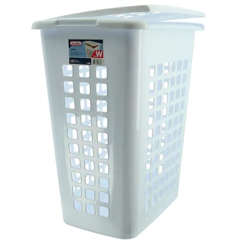 Sterilite Rectangular Laundry Hamper White - Shop Hampers & Laundry Bags at H-E-B