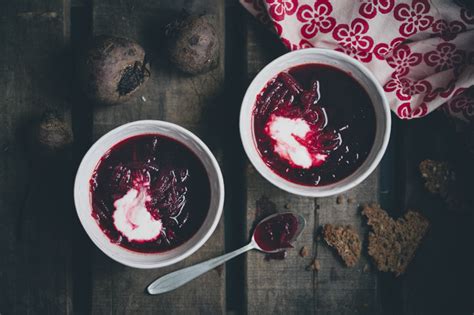 Beetroot Soup with Horseradish Yogurt — Green Kitchen Stories