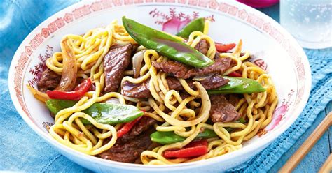 Five-spice beef and hoisin stir-fry