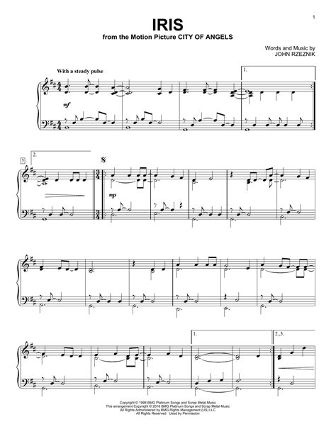 Iris | Sheet Music Direct