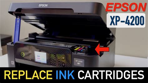 Epson XP 4200 Ink Cartridge Replacement. - YouTube