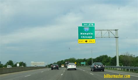 WB I-44 about one mile from I-270. (June, 2022)