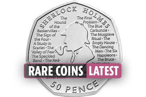 Sherlock Holmes 50p coin: how much is it worth? | 50p coin, Coin design ...