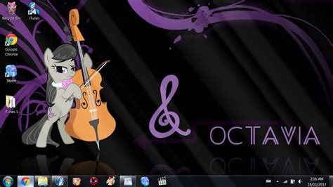 MLP in December: Octavia Melody wallpaper by SuperShadiw1010 on DeviantArt