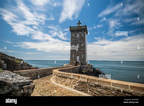 Kermorvan lighthouse, Le Conquet, Finistere, Brittany, France Stock Photo - Alamy