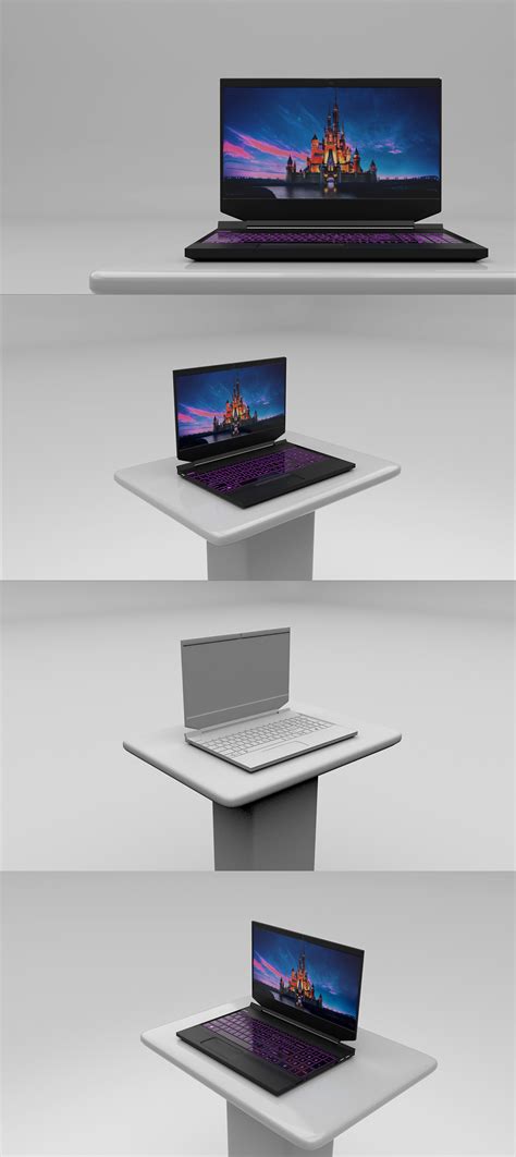 LAPTOP 3D MODEL on Behance