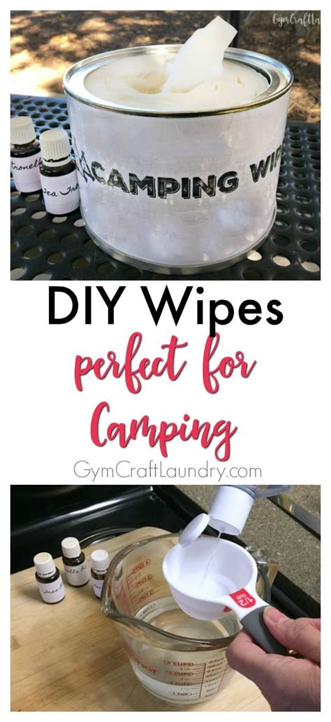 DIY Wipes for Camping