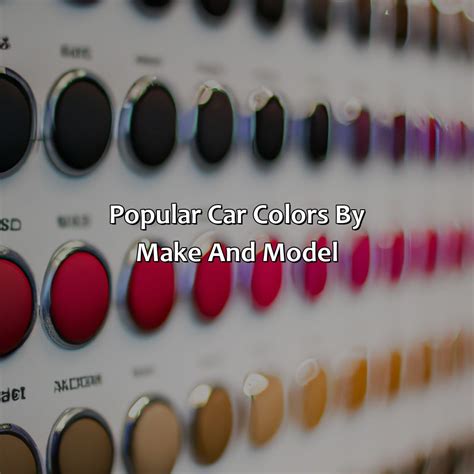 What Is The Most Popular Color Car - colorscombo.com