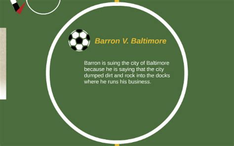 Barron V. Baltimore by Jeff Park