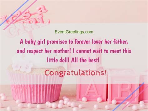 New Baby Girl Wishes, Quotes And Congratulation Messages