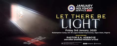 LIVE VIDEO: RCCG January 2020 Holy Communion Ghost Service – #LetThereBeLight – Perspective