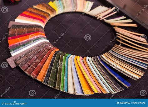 Leather samples stock image. Image of blue, optional - 42265967