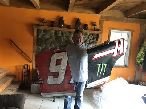 Bought My Dad some sheet metal from the NASCAR Foundation : r/NASCAR