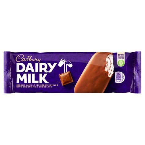 Cadbury Dairy Milk Creamy Vanilla Ice Cream Swirled with Smooth Milk ...