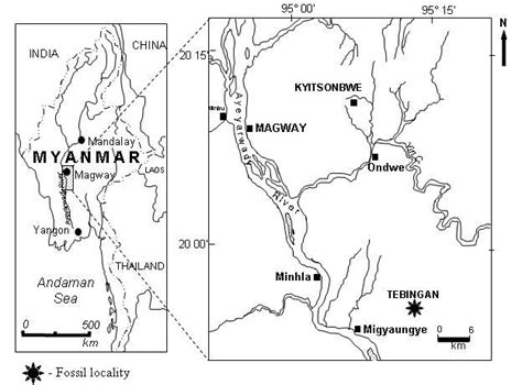 Map of the chalicothere fossil locality | Download Scientific Diagram