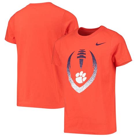 Youth Nike Orange Clemson Tigers Sideline Icon T-Shirt