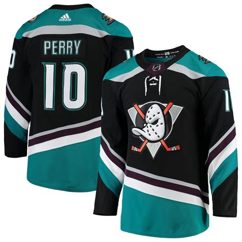 adidas Corey Perry Anaheim Ducks Black Alternate Authentic Player Jersey