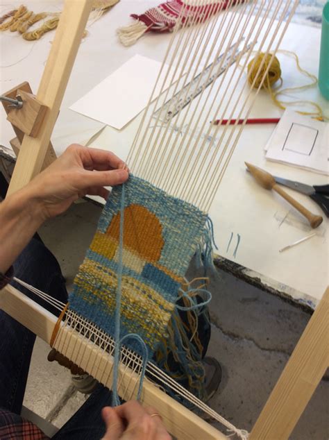 introduce you to the basic skills involved in creating a woven tapestry,