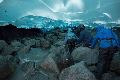 Picture of the Day: Hiking Into a Glacier » TwistedSifter