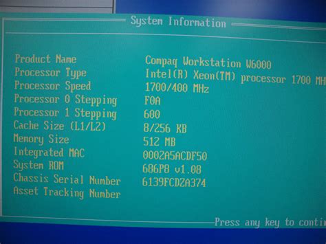 COMPAQ EV0 W6000 WORKSTAION TOWER PC INTEL XEON 1.7GHz 512MB FEDEX SHIPPING | eBay