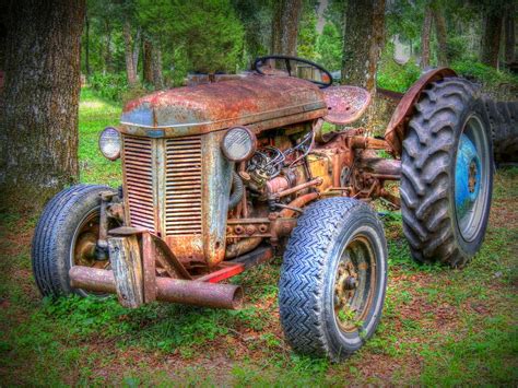 Old Rusty Ferguson Tractor Photograph by Myrna Bradshaw - Fine Art America