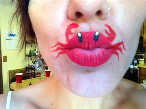 Crab mouth :D | Maquillaje artístico, Artistas, Maquillaje