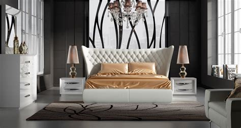 Stylish Leather Luxury Bedroom Furniture Sets Charlotte North Carolina ESF-Franco-Miami