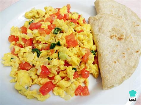 Huevos revueltos a la mexicana - Fácil