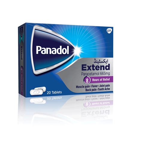 Panadol Extend Tab 665mg 20's – Ailaaj