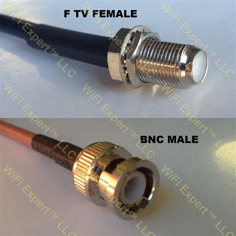 RG58 F FEMALE to BNC MALE Coaxial RF Pigtail Cable – RF Coaxial Cables ...