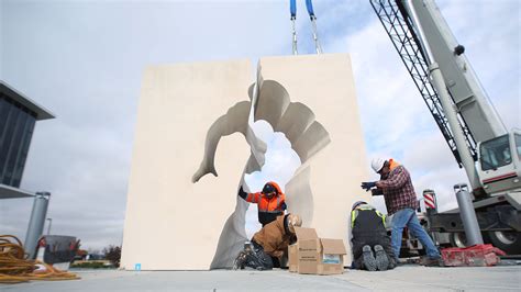 See the new Jack Trice sculpture at Iowa State's football stadium