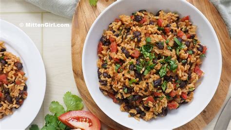 Easy Tomato Rice and Beans on the Stove Top - Homemade Happy Hour