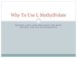 PPT - Benefits of l-methylfolate supplements PowerPoint Presentation ...