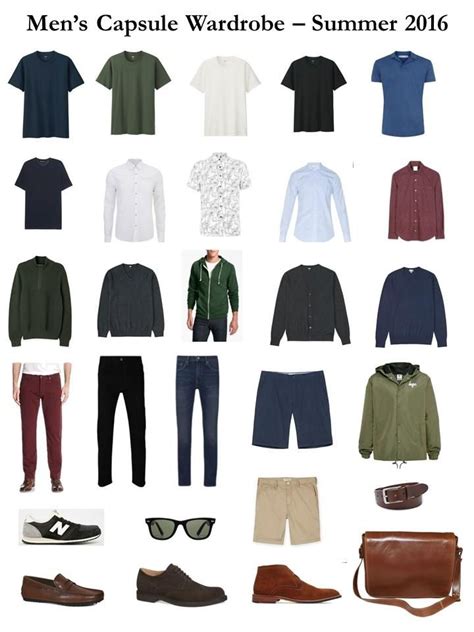 Capsule wardrobe men, Mens wardrobe essentials, Minimalist fashion men