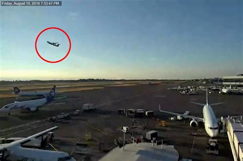 New footage shows airport worker Richard Russell steal plane