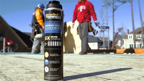 Application Instructions for NEW AdvanTech™ Subfloor Adhesive - YouTube