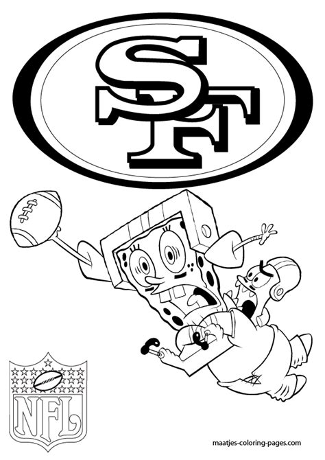 San Francisco 49ers Coloring Pages - Learny Kids