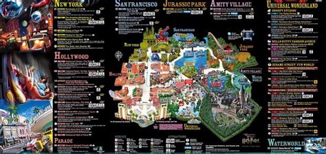 Universal Studio Japan Map - Map Of Rose Bowl