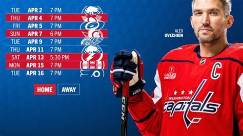 2023-24 Washington Capitals Schedule Released | NoVa Caps