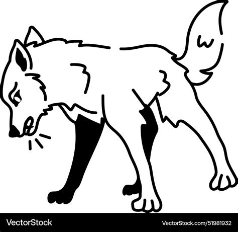 Wolf Royalty Free Vector Image - VectorStock