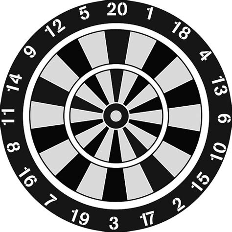 10 Dart Board Vector Images - Dart Board Clip Art, Dart Board Graphic ...