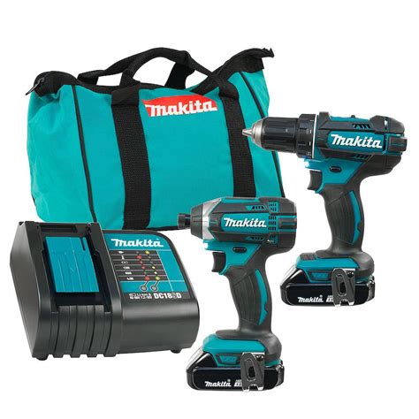 MAKITA 18V Cordless Impact Driver and Drill Driver Combo Kit (2-Piece ...